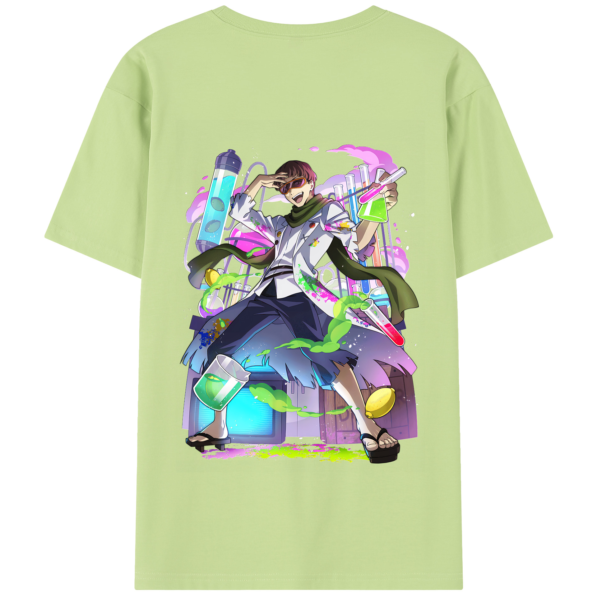 （画像用） 文豪ストレイドッグス Bungo Stray Dogs 綿100％半袖Tシャツ（背面プリント）